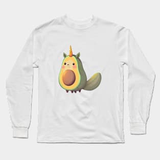 avocado unicorn Long Sleeve T-Shirt